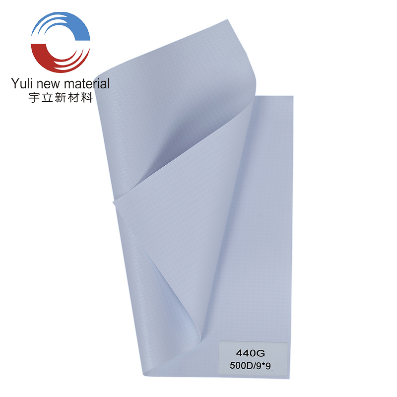 440gsm 500D×500D 9×9 Bannière flexible en PVC laminé à chaud